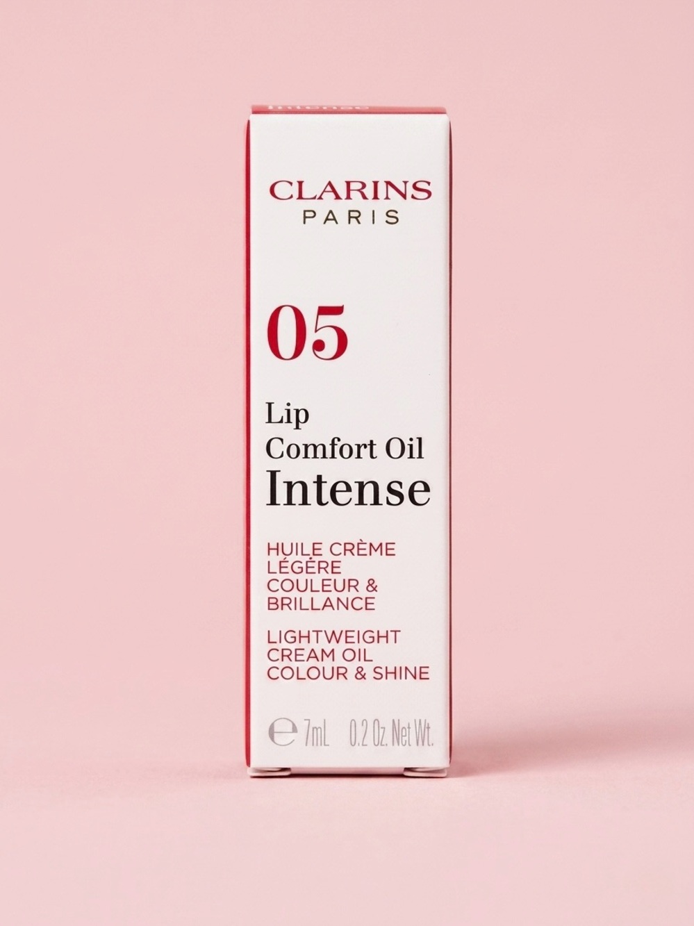 Clarins Paris Lip Comfort Oil in Intense Pink NIB Discontinued!